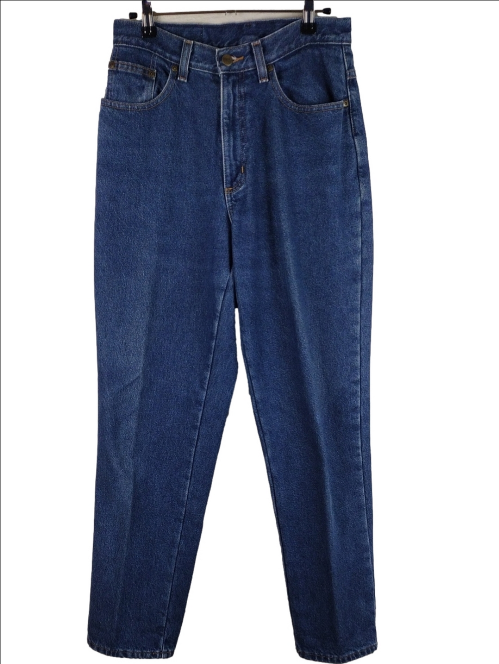 L.L. Bean Double L Relaxed Fit Blue Medium Wash Five Pocket High Rise Denim Jean